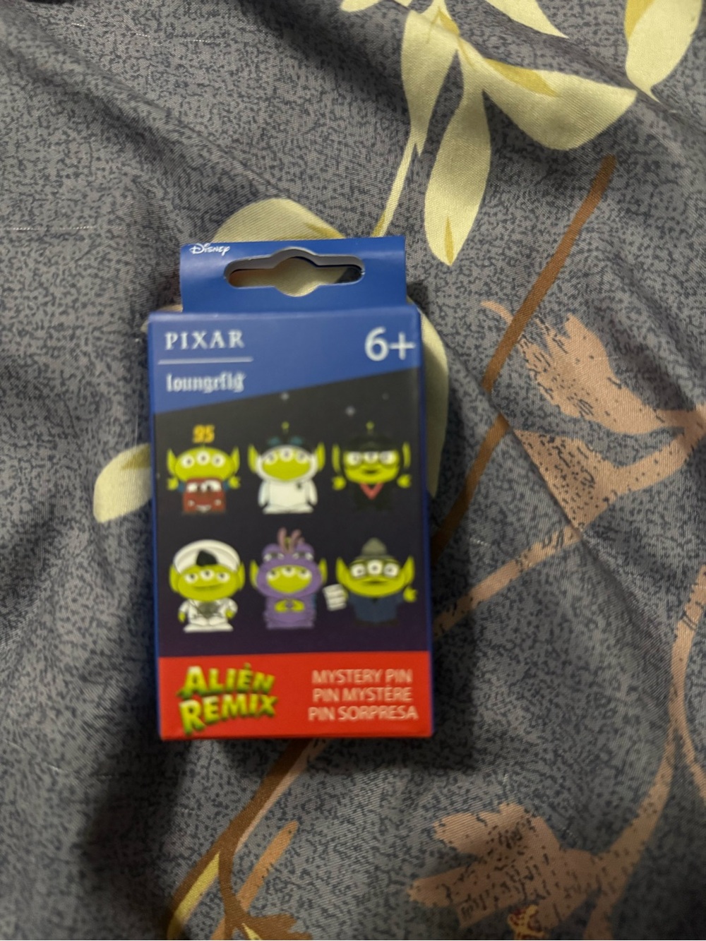 Loungefly Pixar Alien Remix Mystery Pin Pack - Blue, Red, Green